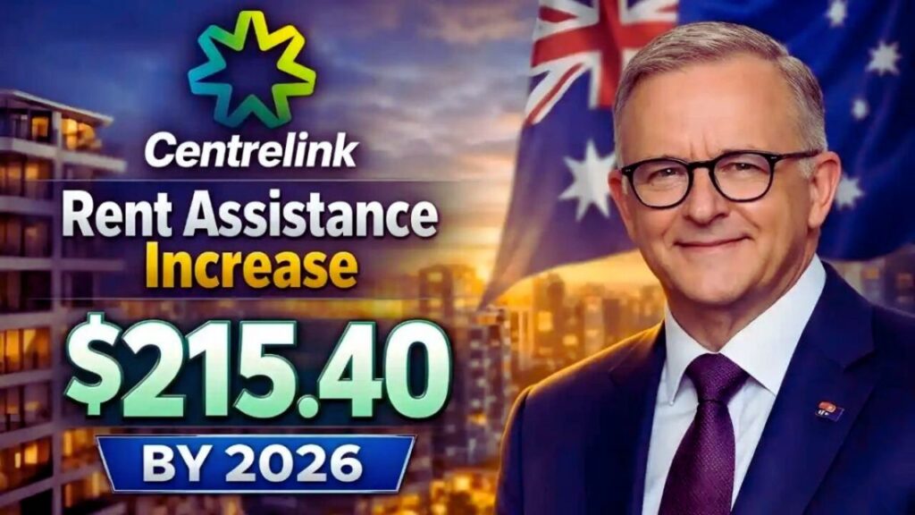 $215.40 Centrelink Rent Assistance Increase 2026